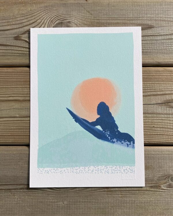 Affiche Surfeuse