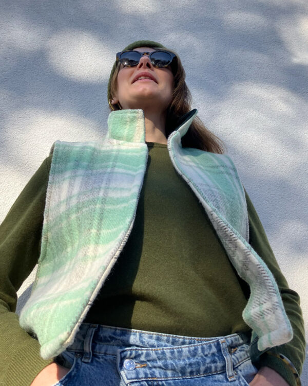 Veste en laine Verte